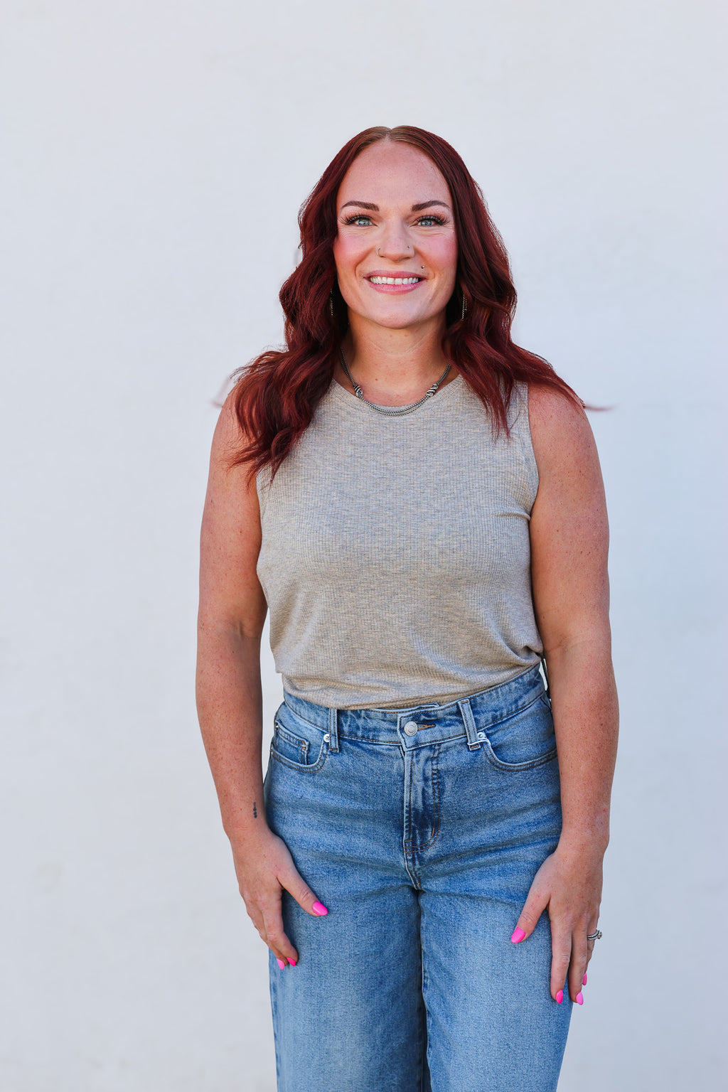 Thread Supply Heather Oat Tank
