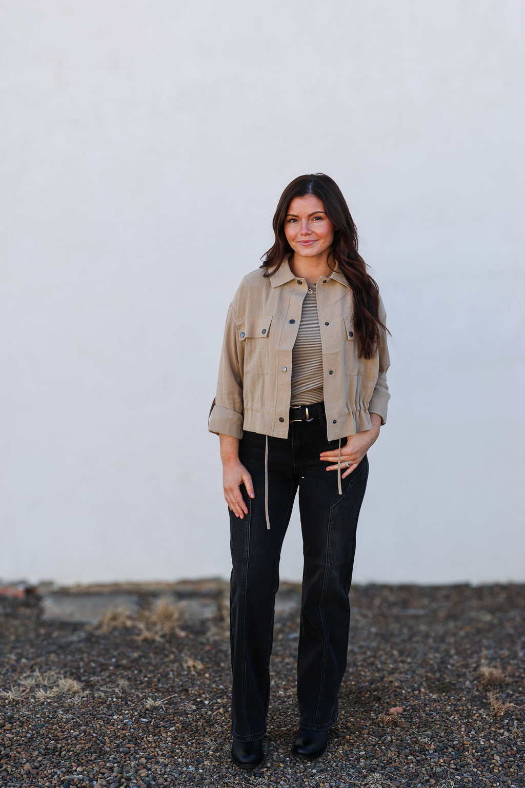 Judy Blue Western Faded Black Straight