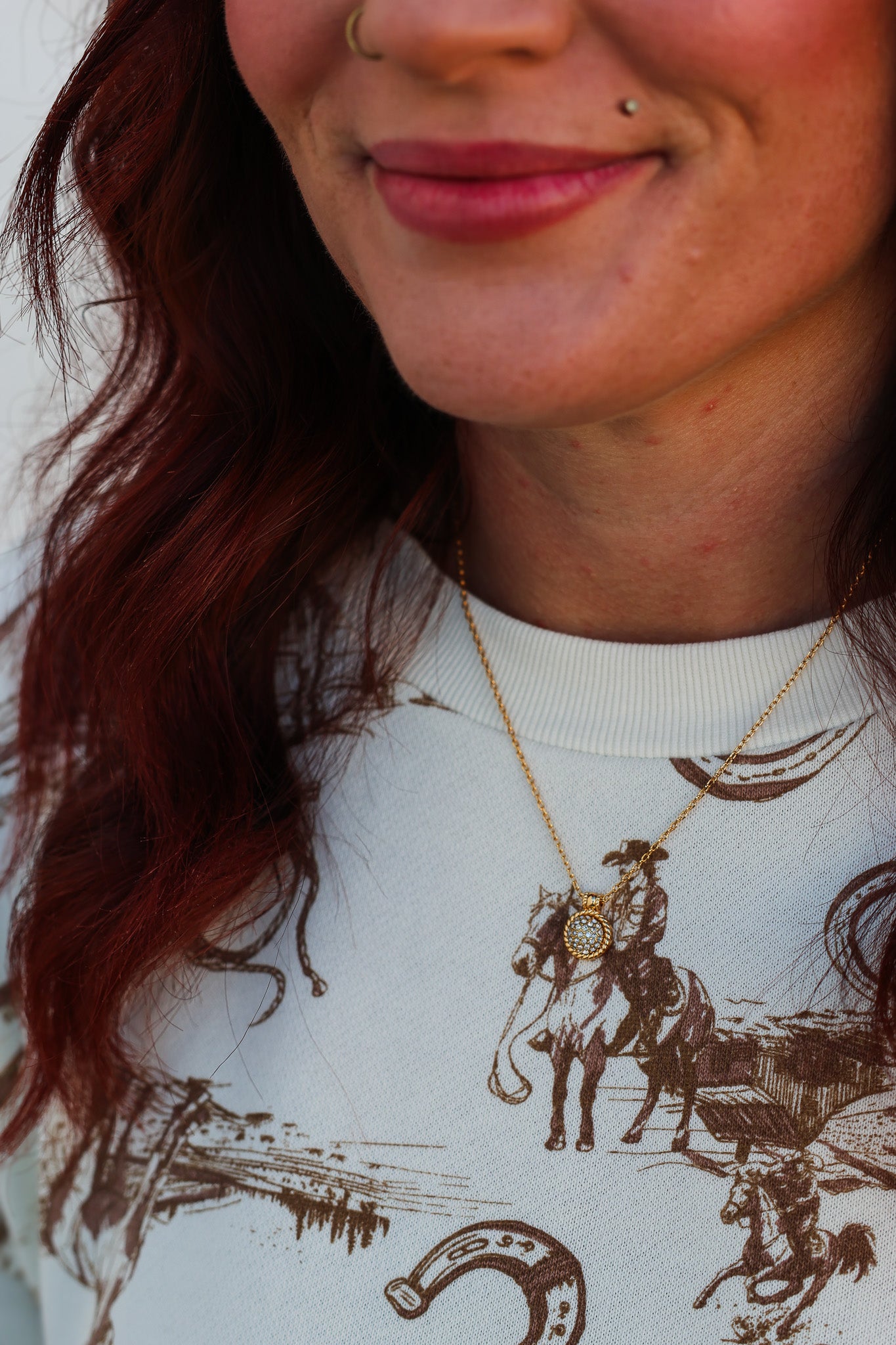 Brighton Gold Celeste Dome Necklace