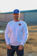 Uptop White Patch Crewneck