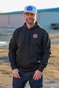 Uptop Black Patch Hoodie
