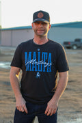 Uptop Mustang Tee, Blk