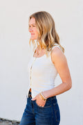 Blu Pepper Split Hem Knit Top