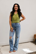 Grade&Gather Moss Green Vest