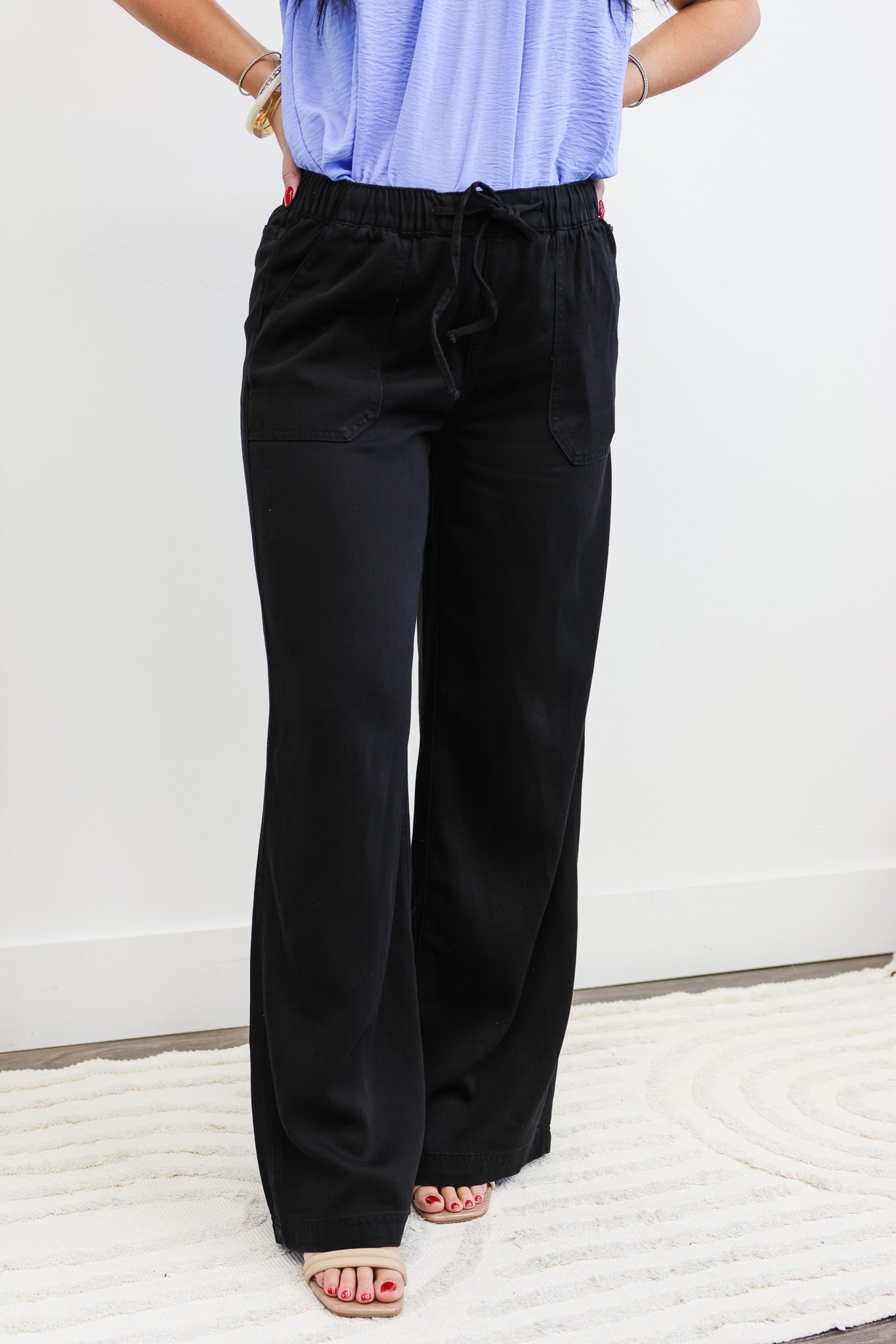 MICA Black Flowey Pant