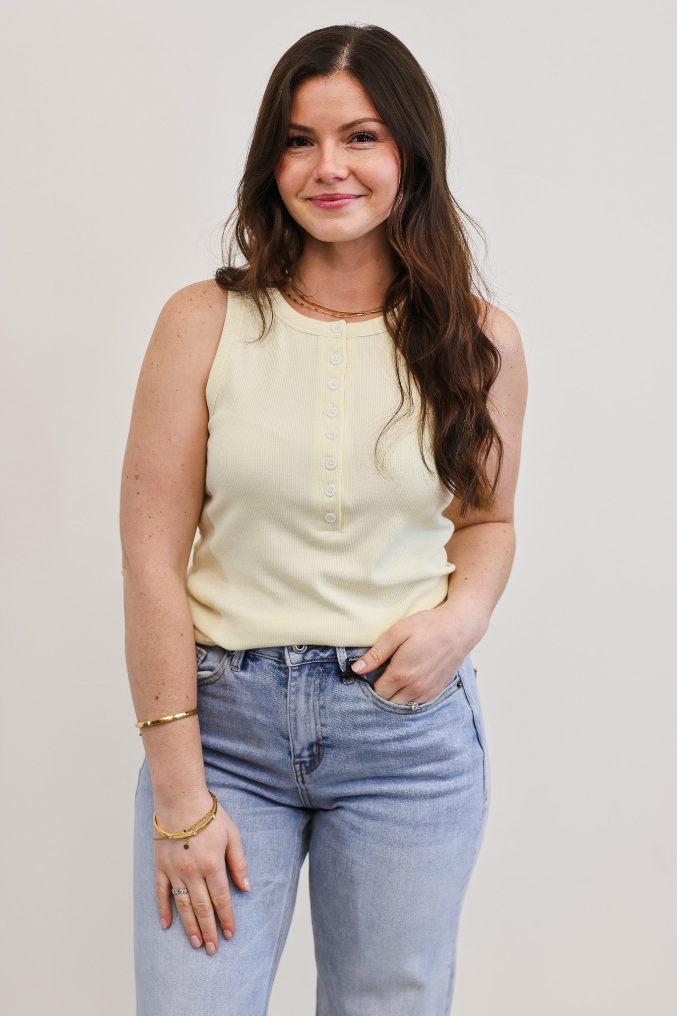 T&S Buttercream Henley Tank