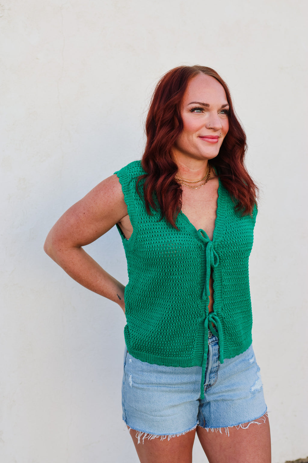 Staccato Kelly Green Vest