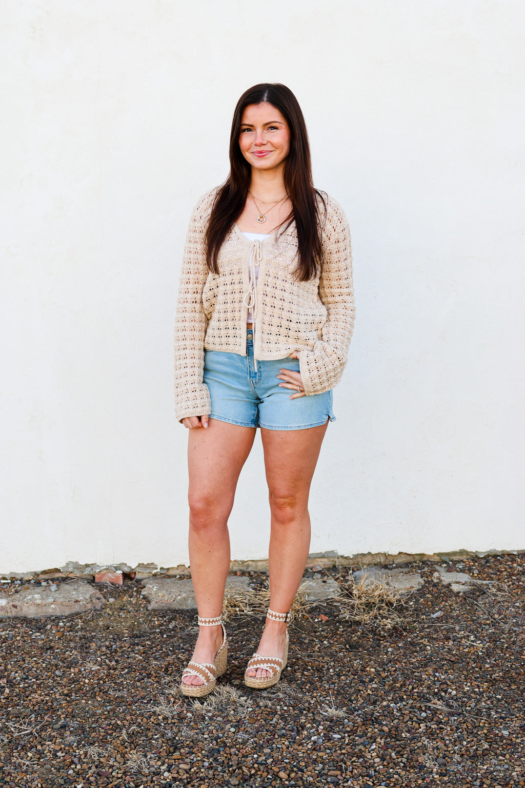 Staccato Boho Cardi, Oat