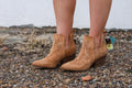 Roper Tan Faux Duede Boot