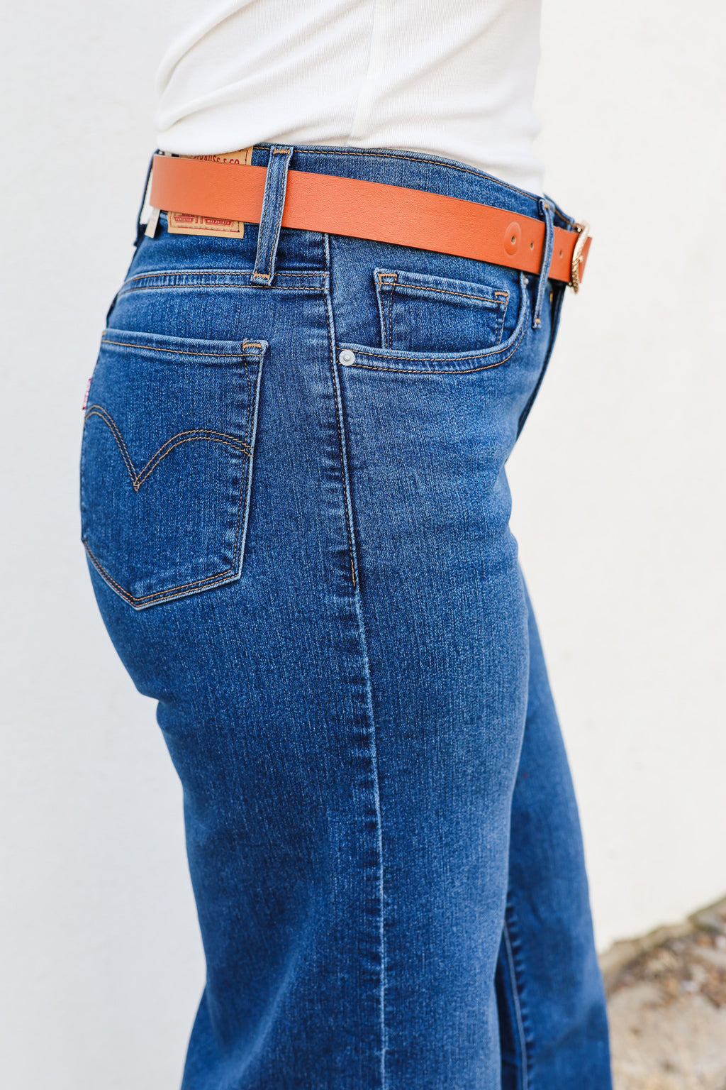 Levi's Middy Loose Boot- Dark Wash