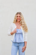 Allie White Cardi