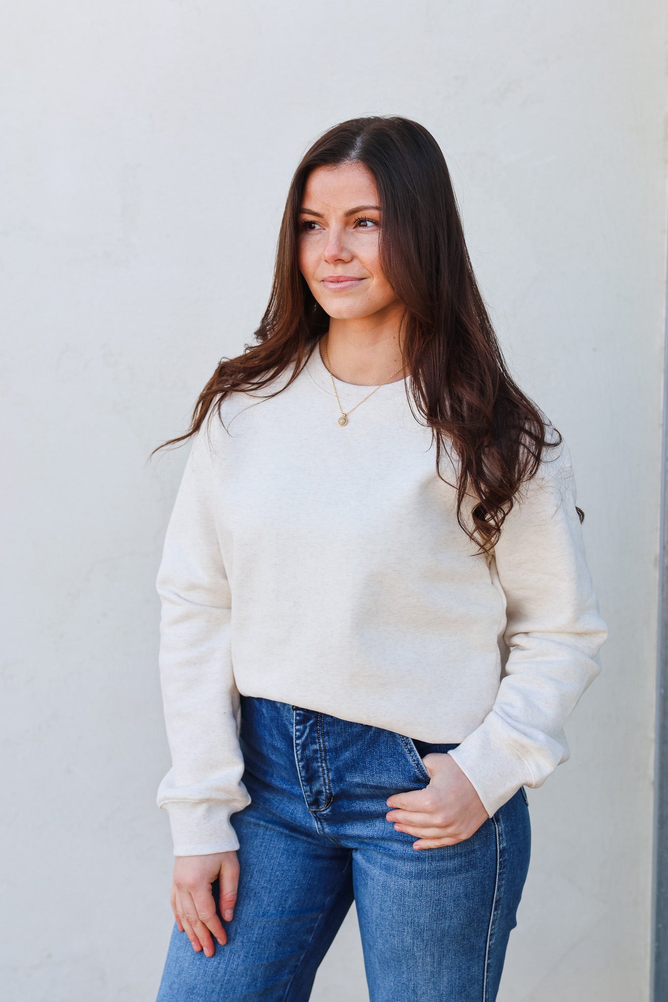 Thread Supply Cream Crewneck