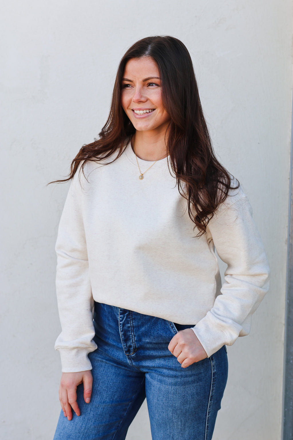 Thread Supply Cream Crewneck