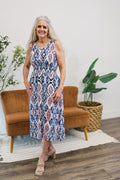 CharlieB Navy/Pnk Dress