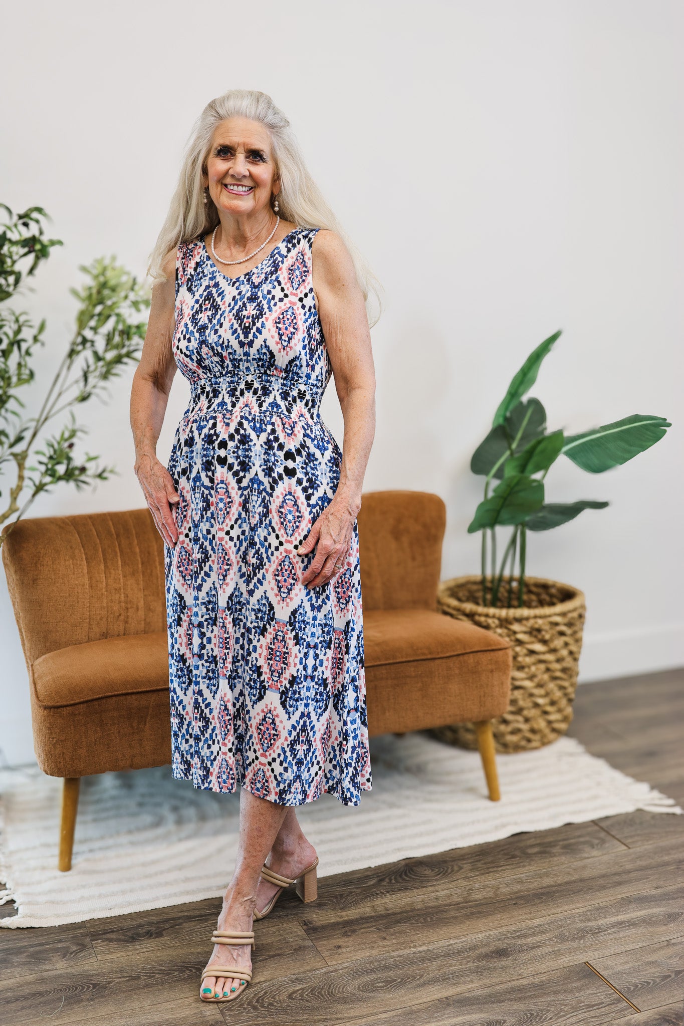CharlieB Navy/Pnk Dress