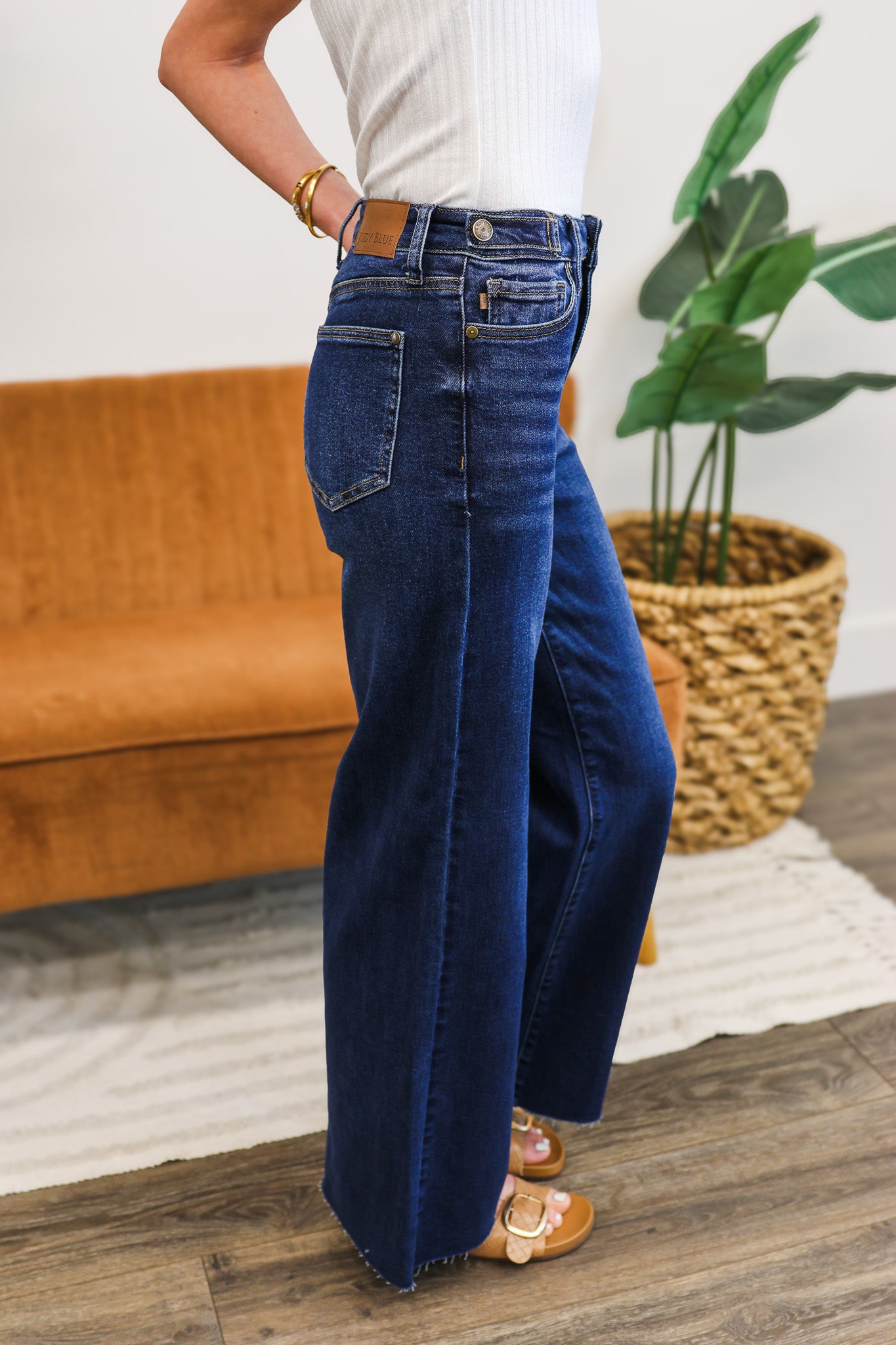 Judy Blue High Rise Petite Retro Wide