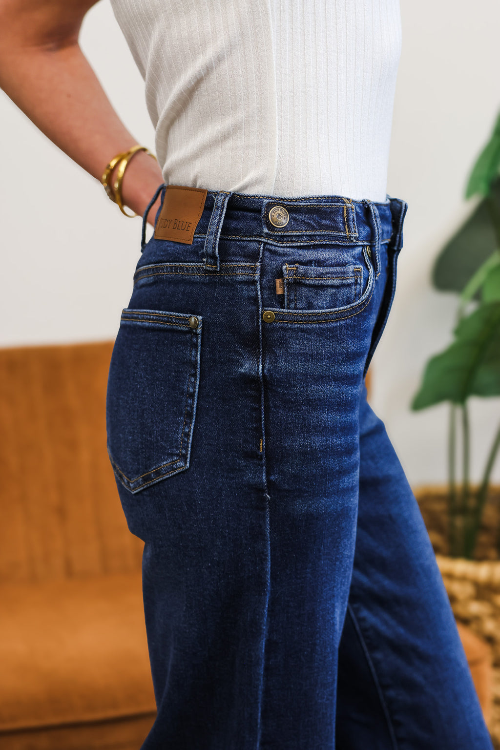 Judy Blue High Rise Petite Retro Wide