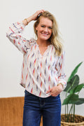 CharlieB Printed Blouse