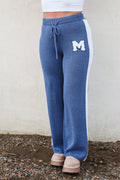 Butter Varsity "M" Pants