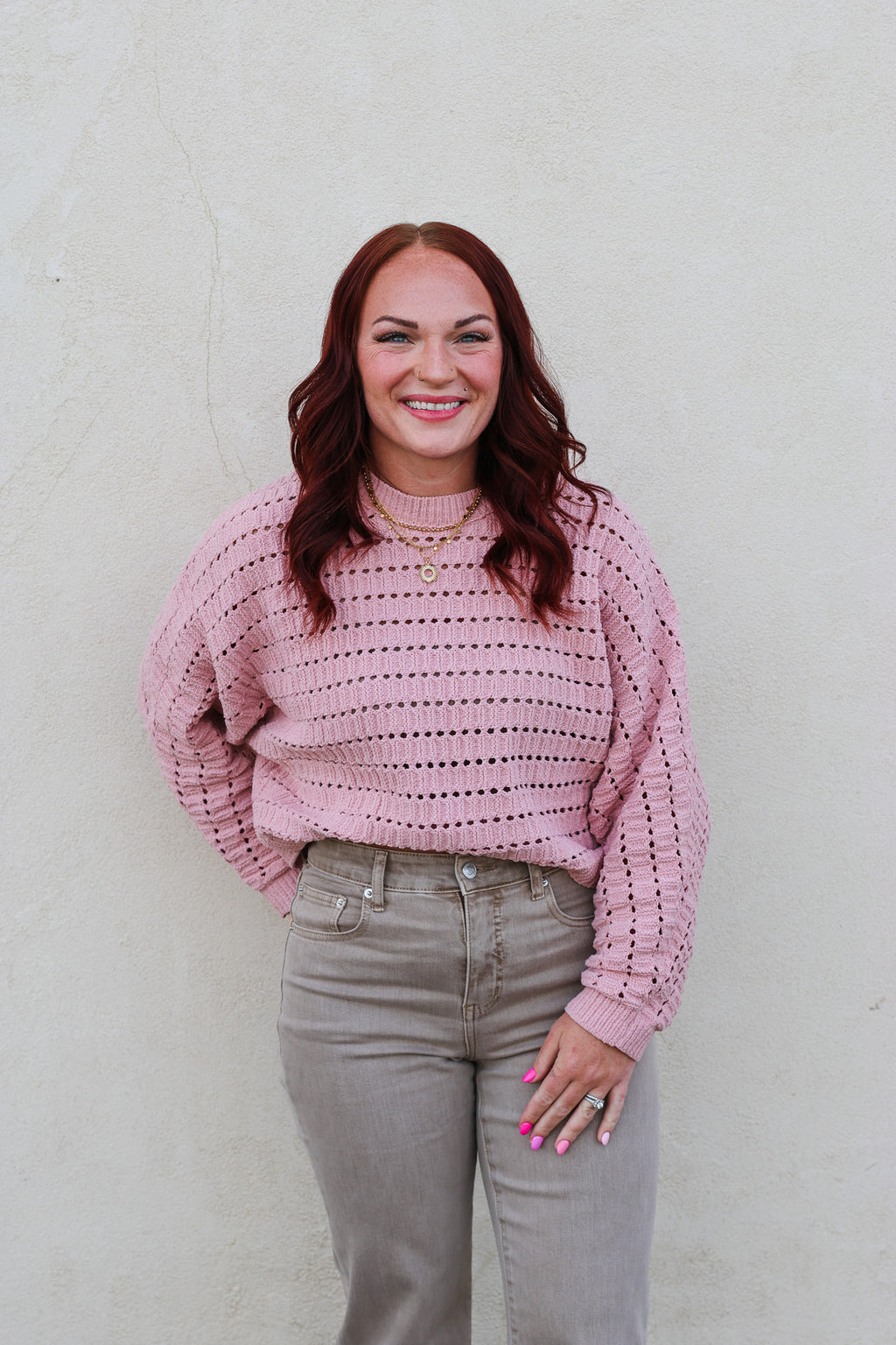 Allie Rose Chenille Sweater