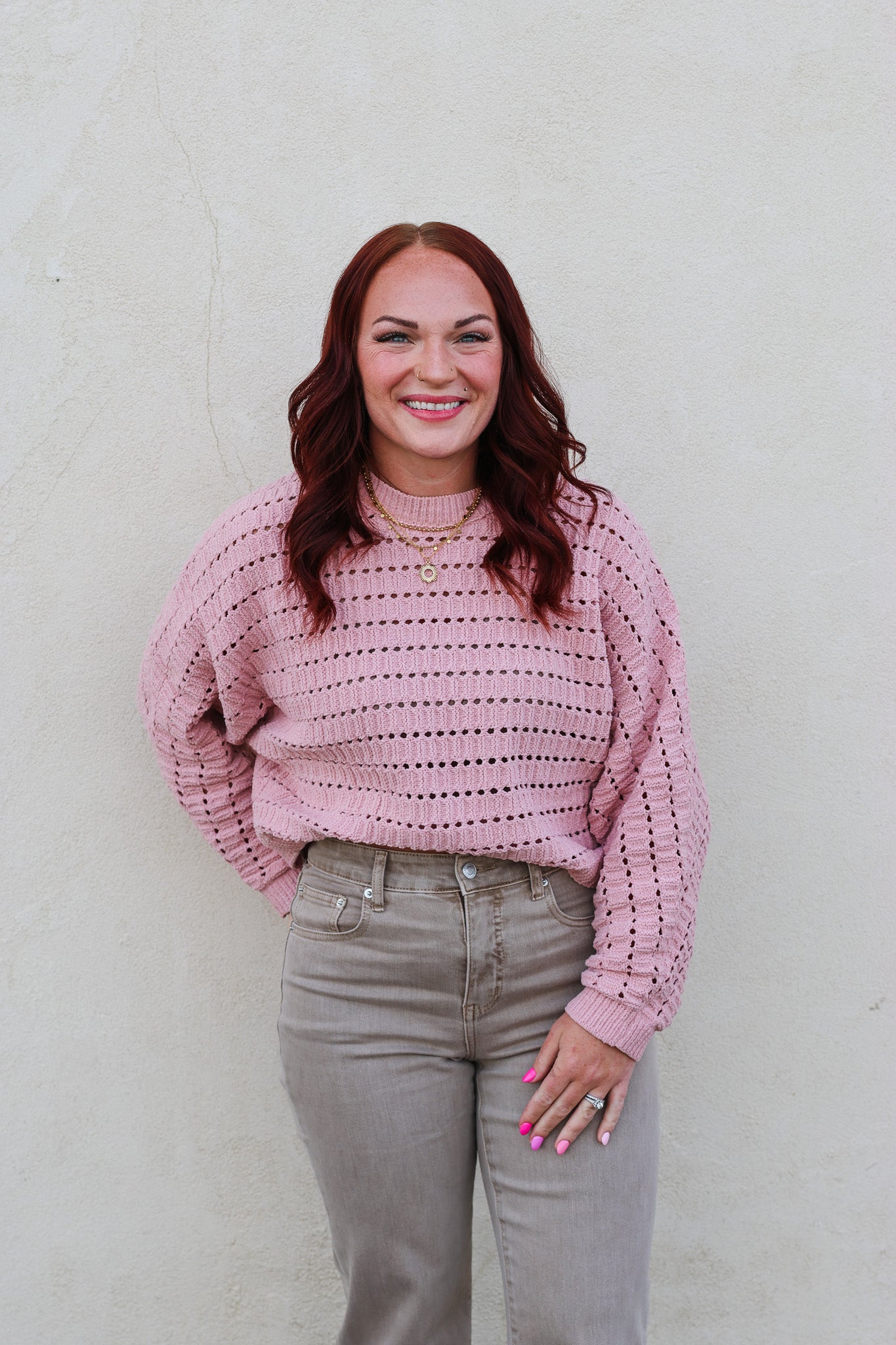 Allie Rose Chenille Sweater