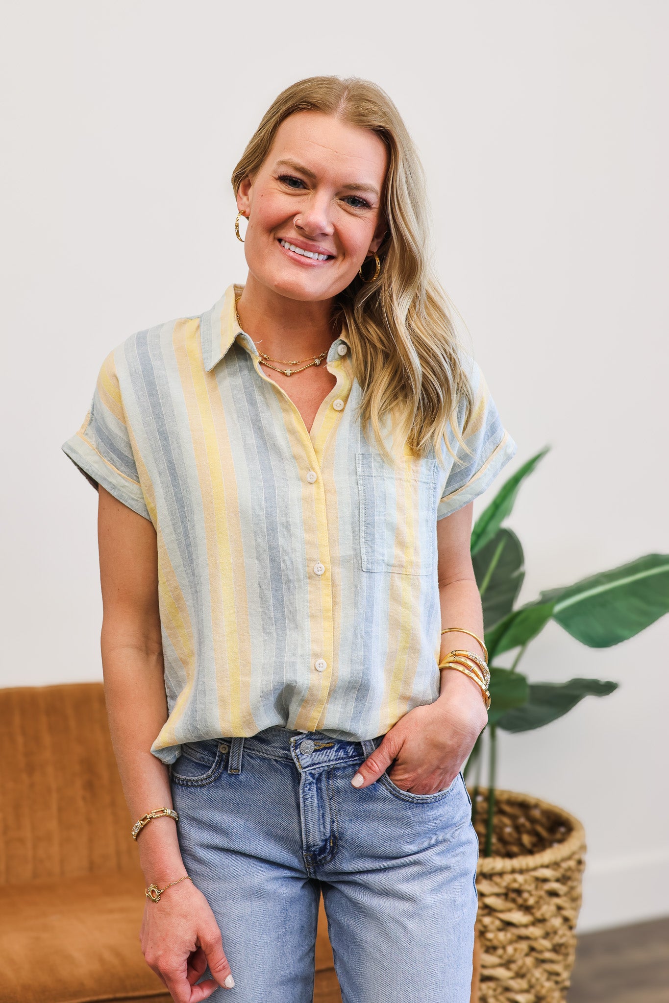 Thread Supply Stripe Camp Shirt