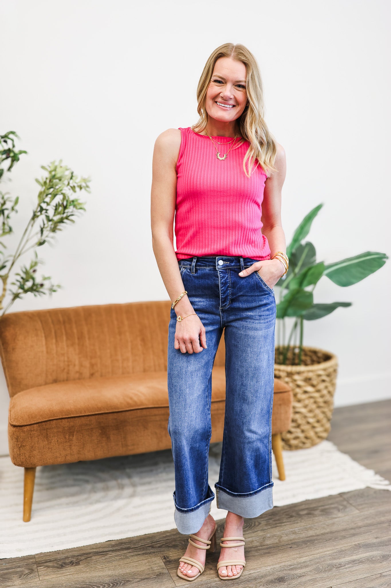 Mica Wide Cuffed Leg