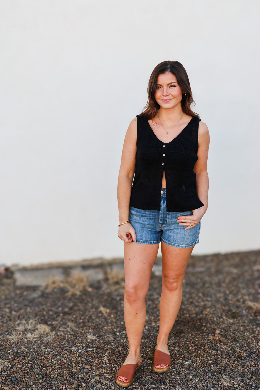 Blu Pepper Black Vest