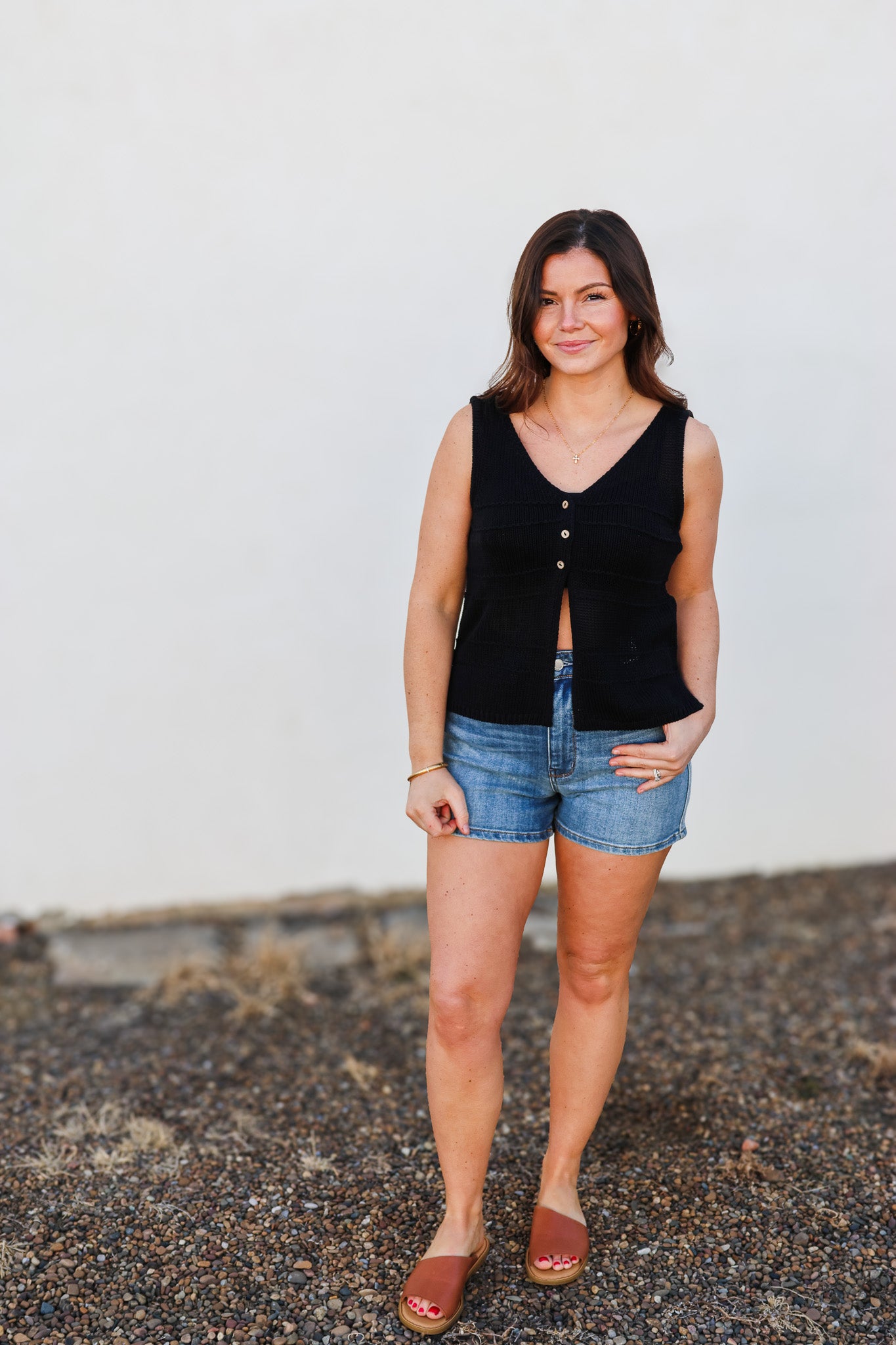 Blu Pepper Black Vest