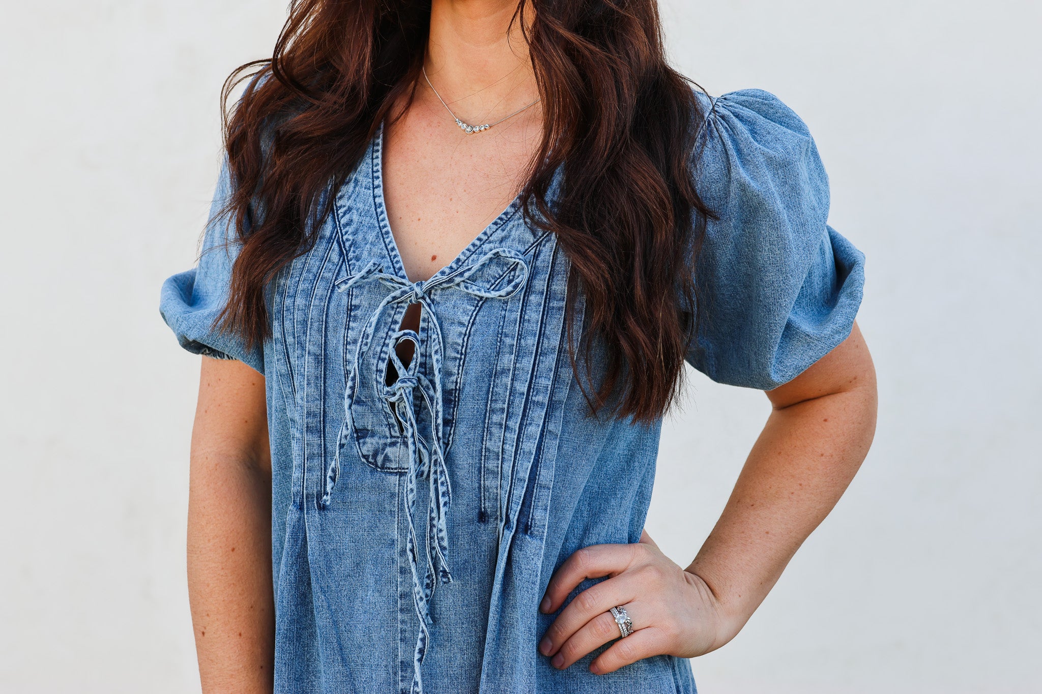 Blu Pepper Denim Dress